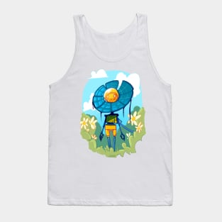 Flower Robot Tank Top